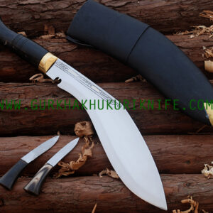11” Bhojpure Parawala Khukuri Knife – Horn Handle