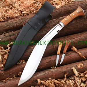 15” Bhojpure Panawala Khukuri Knife – Wooden Handle